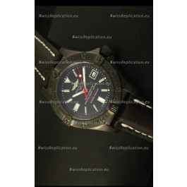 Breitling Seawolf PVD Coated Swiss Watch - Stick Markers