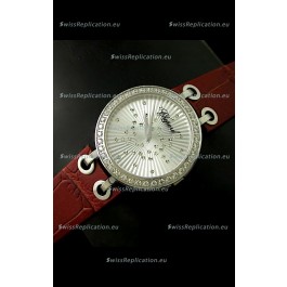 Chopard Xtravaganza Ladies Japanese Replica Watch in Silver Dial