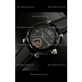 Chopard Limited Edition Swiss Replica Watch in Black Strap