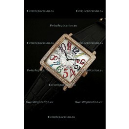Franck Muller Master Square Swiss Replica Watch in White Dial