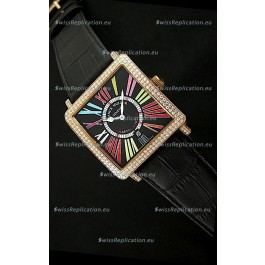 Franck Muller Master Square Swiss Replica Watch in Black Dial