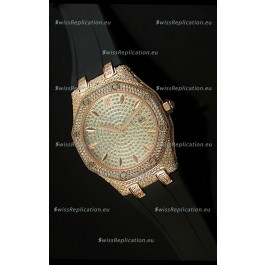 Audemars Piguet Royal Oak LADY Replica Watch in Diamonds Dial Edition