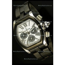 Cartier Roadster Chronograph XL Original DLC Coated 1:1 Mirror Replica Watch
