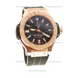 Hublot Big Bang King Swiss Replica Watch in Black Carbon Dial