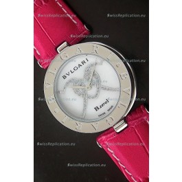 Bvlgari B.zerol Japanese Replica Quartz Watch in White Dial
