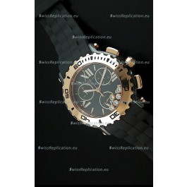 ChopardHappy Sport Swiss Replica Watch in Black Strap