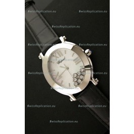 Chopard Happy Sport Ladies Japanese Replica Watch in Steel