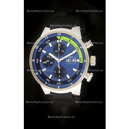 IWC Aquatimer Chrono Automatic Swiss Watch in Blue Dial
