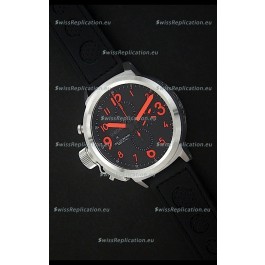 U-Boat Flightdeck Watch in Black Dial