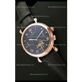 Vacheron Constantin Reserve Tourbillon Japanese Replica Watch in Rose Gold