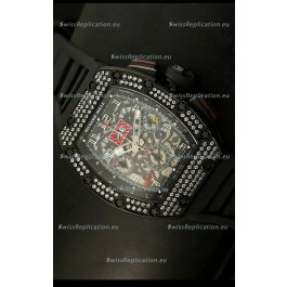 Richard Mille Filippe Massa Edition Titanium Swiss Watch in PVD Case