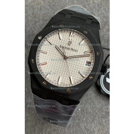Audemars Piguet Royal Oak 15500 PVD Coated Swiss Replica Watch 3120 Swiss Movement - White Dial