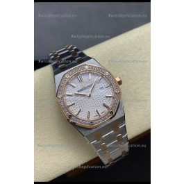 Audemars Piguet Royal Oak 33MM Two Tone Casing White Dial 1:1 Mirror Replica Watch
