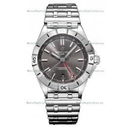 Breitling Chronomat Automatic GMT 40 Grey Dial 1:1 Mirror Swiss Replica Watch 