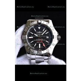 Breitling Avenger II Steel GMT Swiss Replica Watch 1:1 Ultimate Swiss Replica Watch