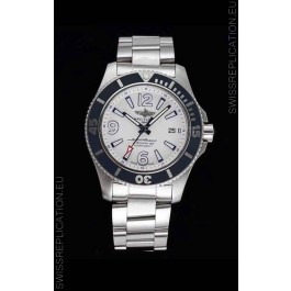 Breitling Superocean Automatic 44 Steel - White Dial 1:1 Mirror Replica