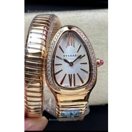 Bvlgari Serpenti Edition Rose Gold Casing Watch in 1:1 Mirror Quality