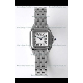 Cartier PANTHERE Edition 22MM 1:1 Mirror Quality Swiss Replica Watch in White Dial - Diamonds Bezel