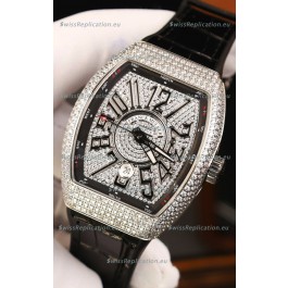 Franck Muller Vanguard Edition Swiss Replica Watch - Black Numerals