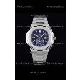 Patek Philippe Nautilus 5980/1A 904L Steel Case in Blue Dial - 1:1 Mirror Replica