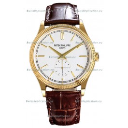 Patek Philippe Calatrava 6119G Yellow Gold Casing Watch 1:1 Mirror Replica Watch 