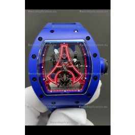 Richard Mille RM52-03 Paris Saint-Germain Tourbillon Blue Ceramic Swiss Replica Watch 