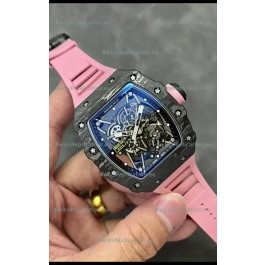 Richard Mille RM35-02 Rafael Nadal Carbon Fiber Casing with Genuine Tourbillon Super Clone Watch