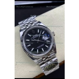 Rolex Datejust Cal.3235 Movement 1:1 Mirror Replica 904L Steel 36MM - Black Dial