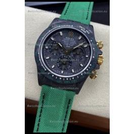 Rolex Daytona DiW Edition "All Black/Green" Watch - Forged Cabon Casing 1:1 Mirror Replica