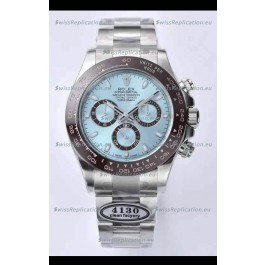 Rolex Cosmograph Daytona ICE Blue Dial Original Cal.4130 Movement - 904L Steel Watch