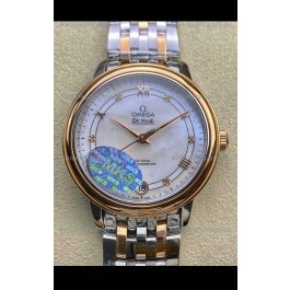 Omega De-Ville Two Tone Rose Gold Casing 1:1 Mirror Replica 33MM 