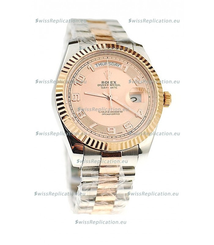 Rolex Day Date Two Tone Swiss Replica Watch
