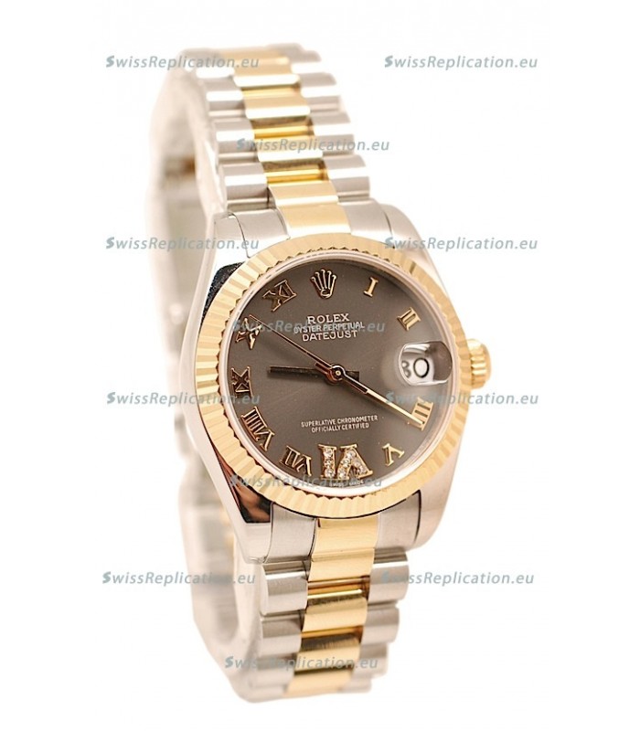 Rolex Oyster Perpetual Datejust Diamonds VI Swiss Replica Watch -36MM