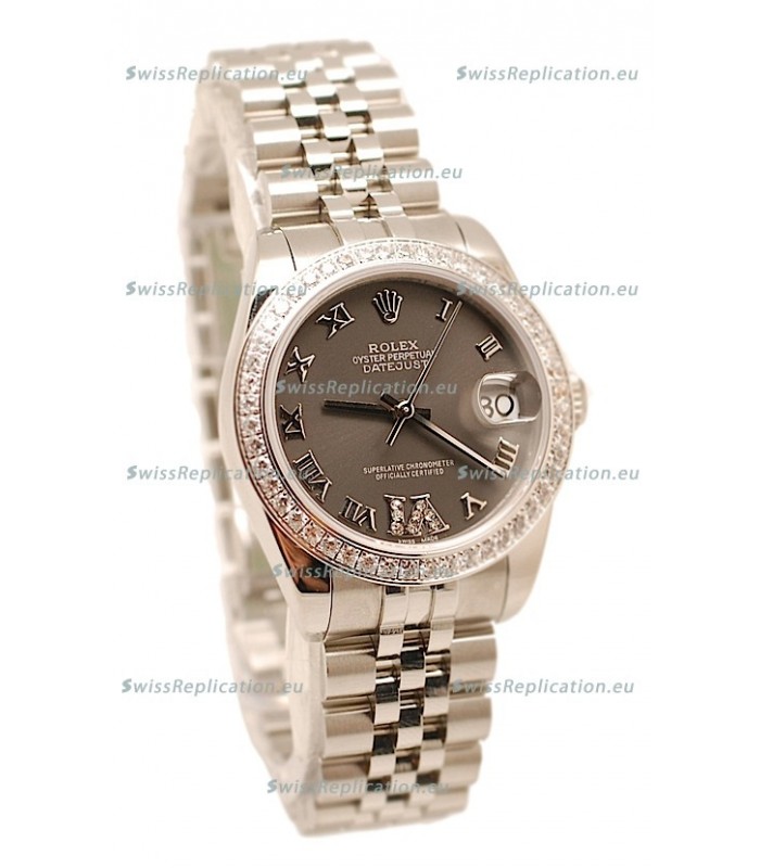 Rolex Oyster Perpetual Datejust Diamonds VI Swiss Replica Watch -36MM