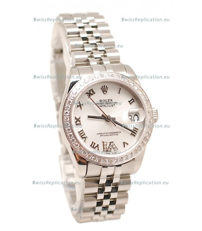 Rolex Oyster Perpetual Datejust Diamonds VI Swiss Replica Watch -36MM