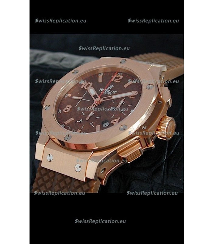 Hublot Swiss Replica Watch in Brown Dial