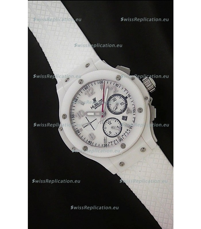 Hublot Big Bang Limited Edition Swiss Replica Watch in White 