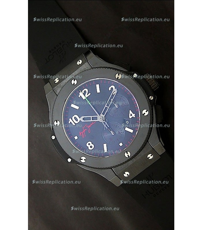 Hublot Ayrton Senna Swiss Watch in PVD Case