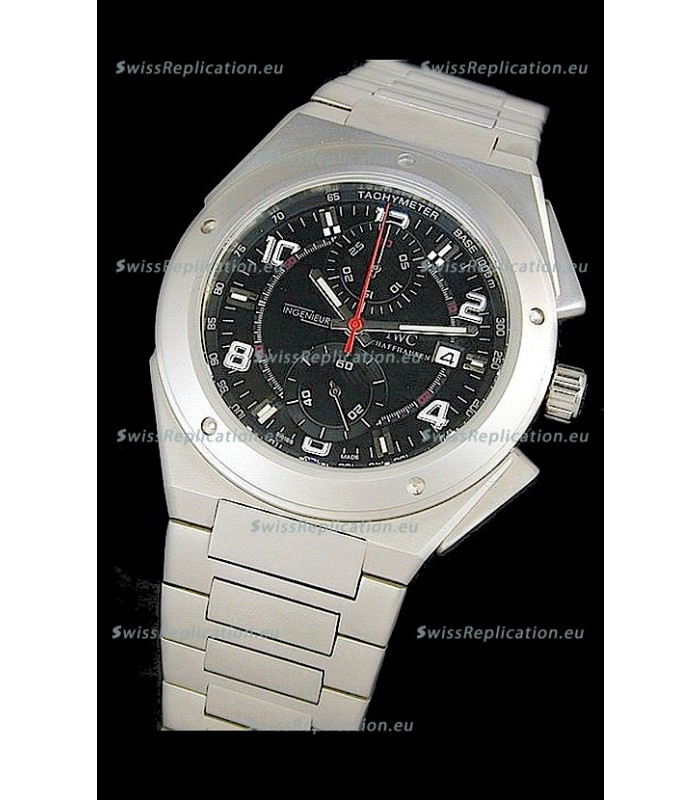 IWC Ingenieur Swiss Watch in Black Dial
