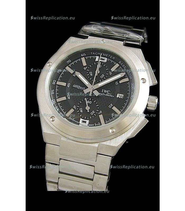 IWC Ingenieur Swiss Watch in Black Dial