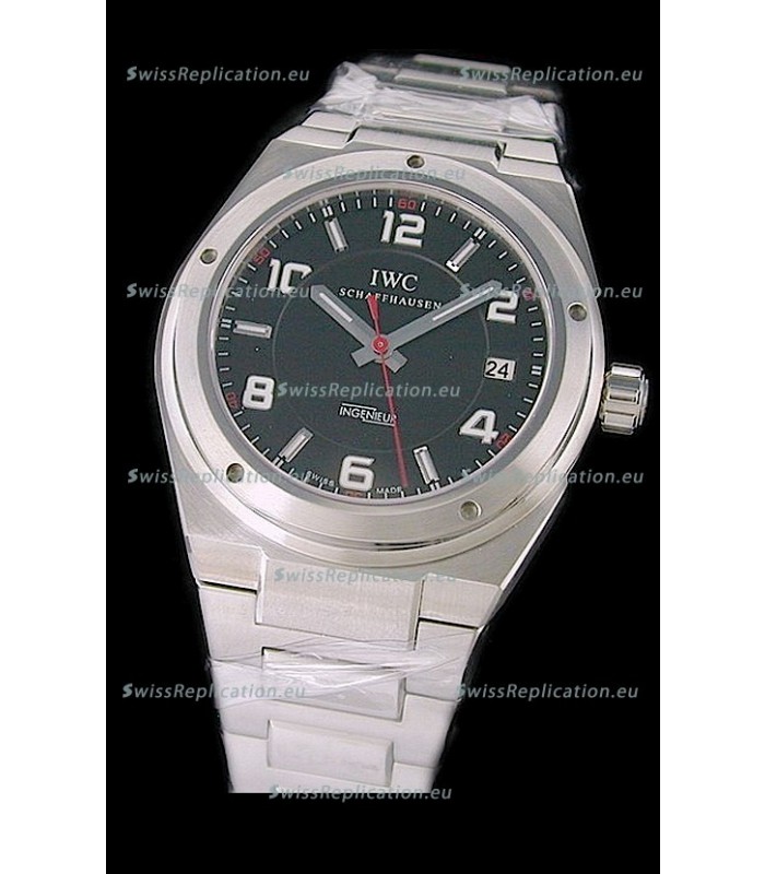 IWC Ingenieur Swiss Watch in Black Dial
