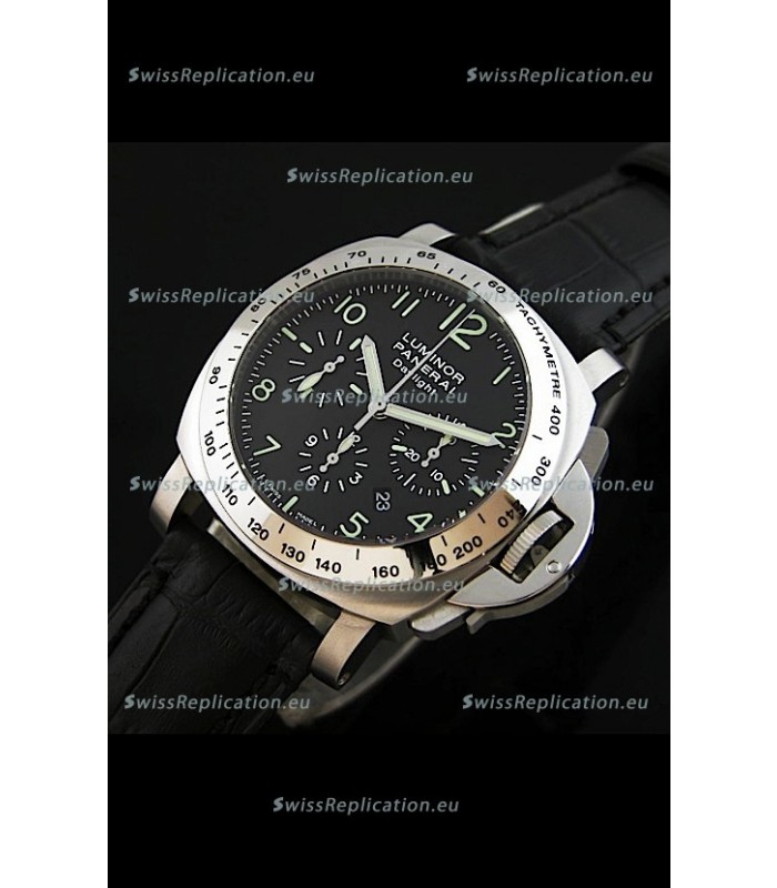 Panerai Luminor Daylight Swiss Watch in Steel - 1:1 Mirror Replica