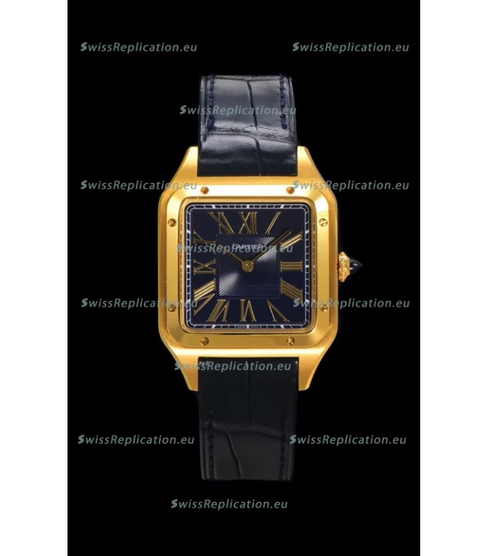 Cartier Santos Dumont 31.4MM Super Clone Edition Watch in Gold Casing