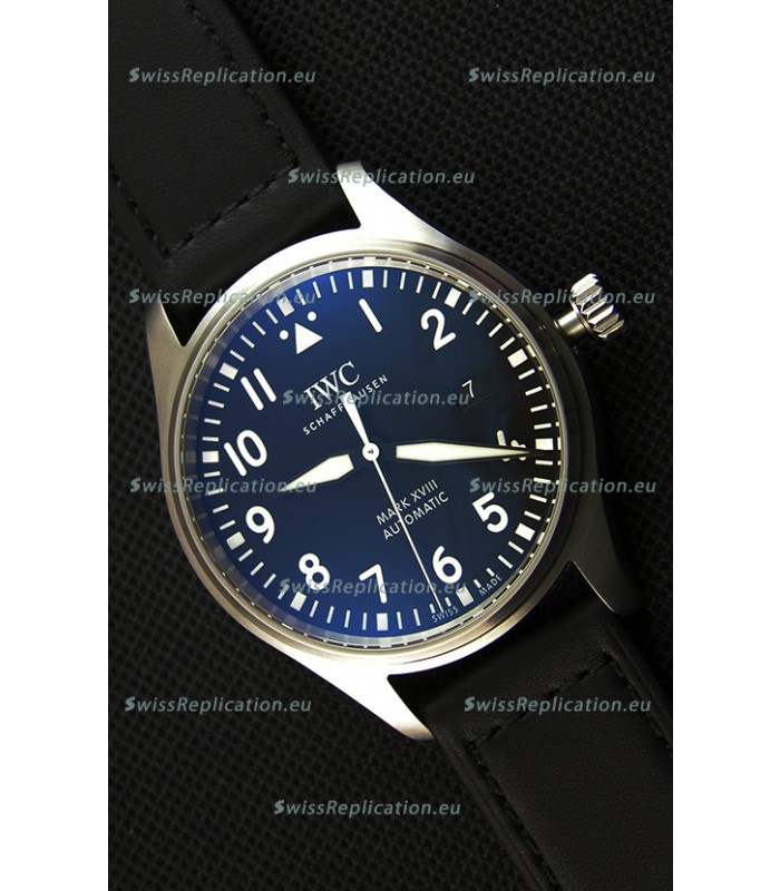 IWC Pilot's MARK XVIII IW327009 Black Dial Swiss Replica Watch 1:1 Mirror Edition