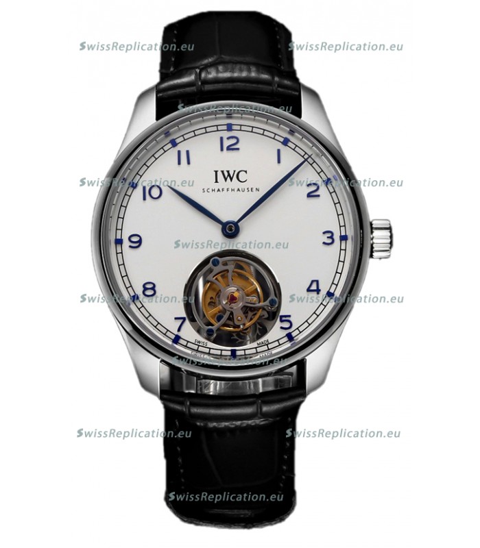 IWC Portugieser IW5458 Hand-Wound Genuine Tourbillon Steel Swiss Replica Watch 