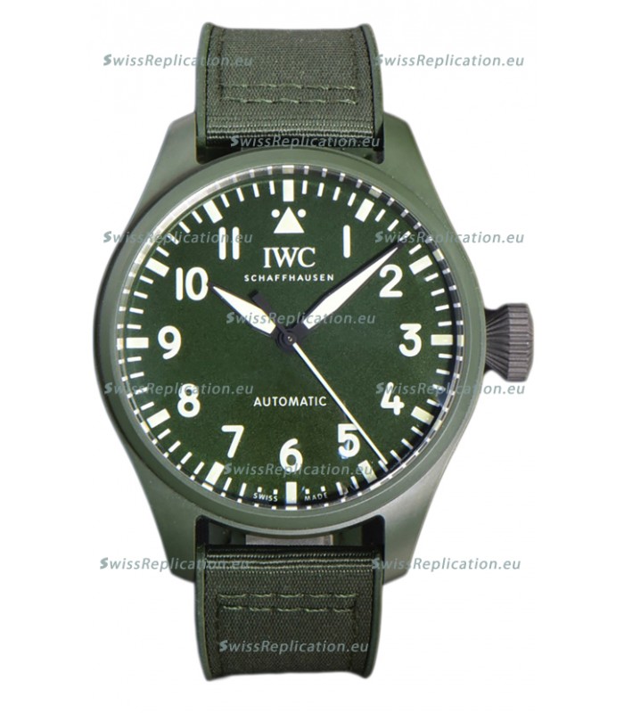 IWC Big Pilot's Top Gun Woodland Edition 43MM Ceramic Casing Swiss Replica Watch 