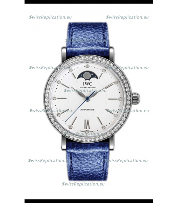 IWC Portofino IW659601 Automatic Moon Phase Steel Casing Watch in White Dial 37MM