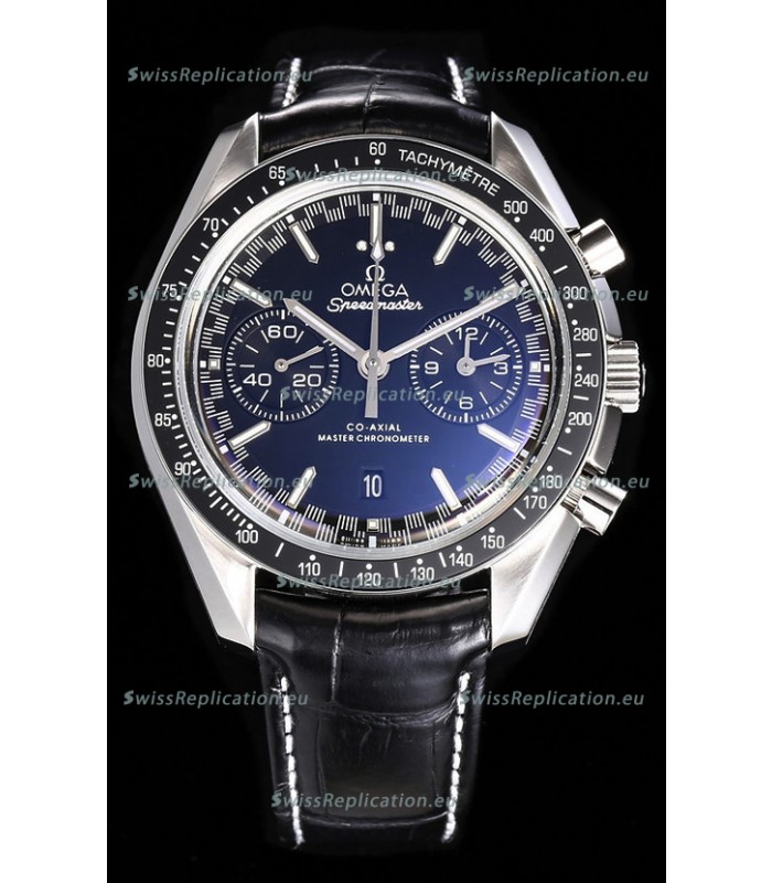 Omega Speedmaster Super Clone Racing Co-Axial Master Chronograph Swiss Replica Watch Black Dial