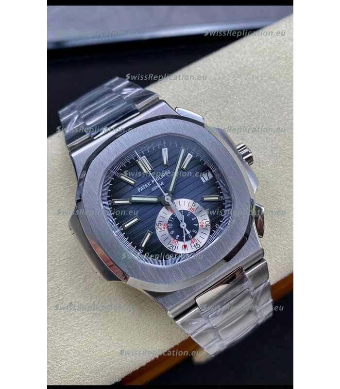 Patek Philippe Nautilus 5980/1A 904L Steel Case in Black Dial - 1:1 Mirror Replica
