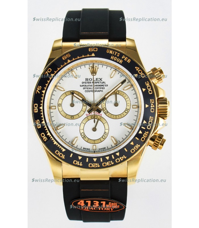 Rolex Cosmograph Daytona M126518 Yellow Gold White Dial Original Cal.4131 Movement
